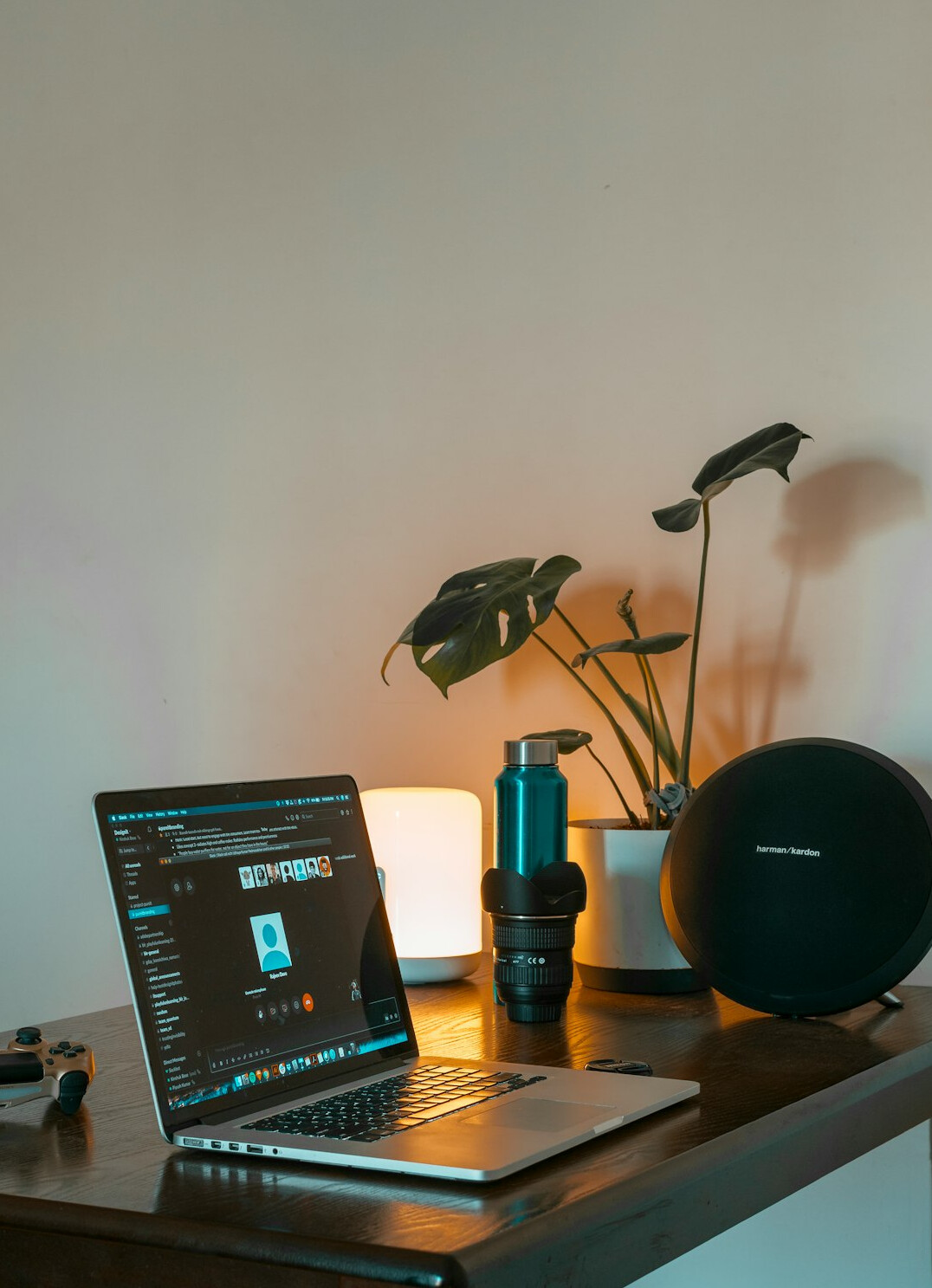 coding on laptop at home