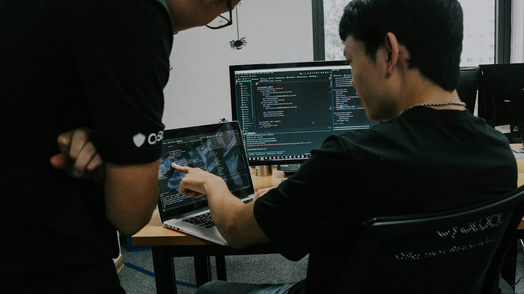 group of programmers learning